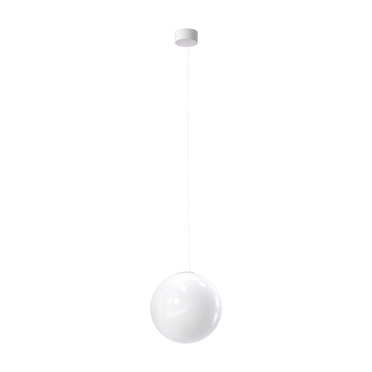 Flos My Sphere Lampada sfera a sospensione 45 cm spenta, dettaglio del corpo lampada e dei materiali