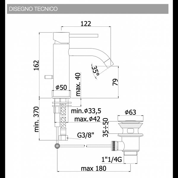 Paffoni Light Miscelatore Lavabo Bidet E Vasca Cromo