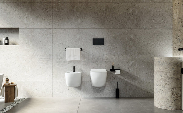 Sanitari sospesi salva spazio rimless ceramica bianco Linea Zeta small