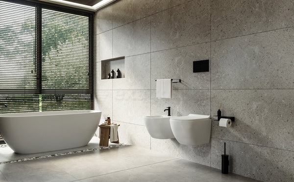 Sanitari sospesi salva spazio rimless ceramica bianco Linea Zeta small