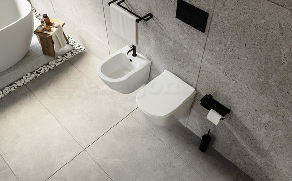 Sanitari sospesi salva spazio rimless ceramica bianco Linea Zeta small