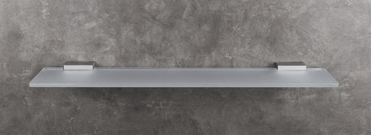 Colombo Look Mensola bagno 60 cm in Vetro cromo in bagno completo, vista d'insieme dell'ambiente - Colombo Design
