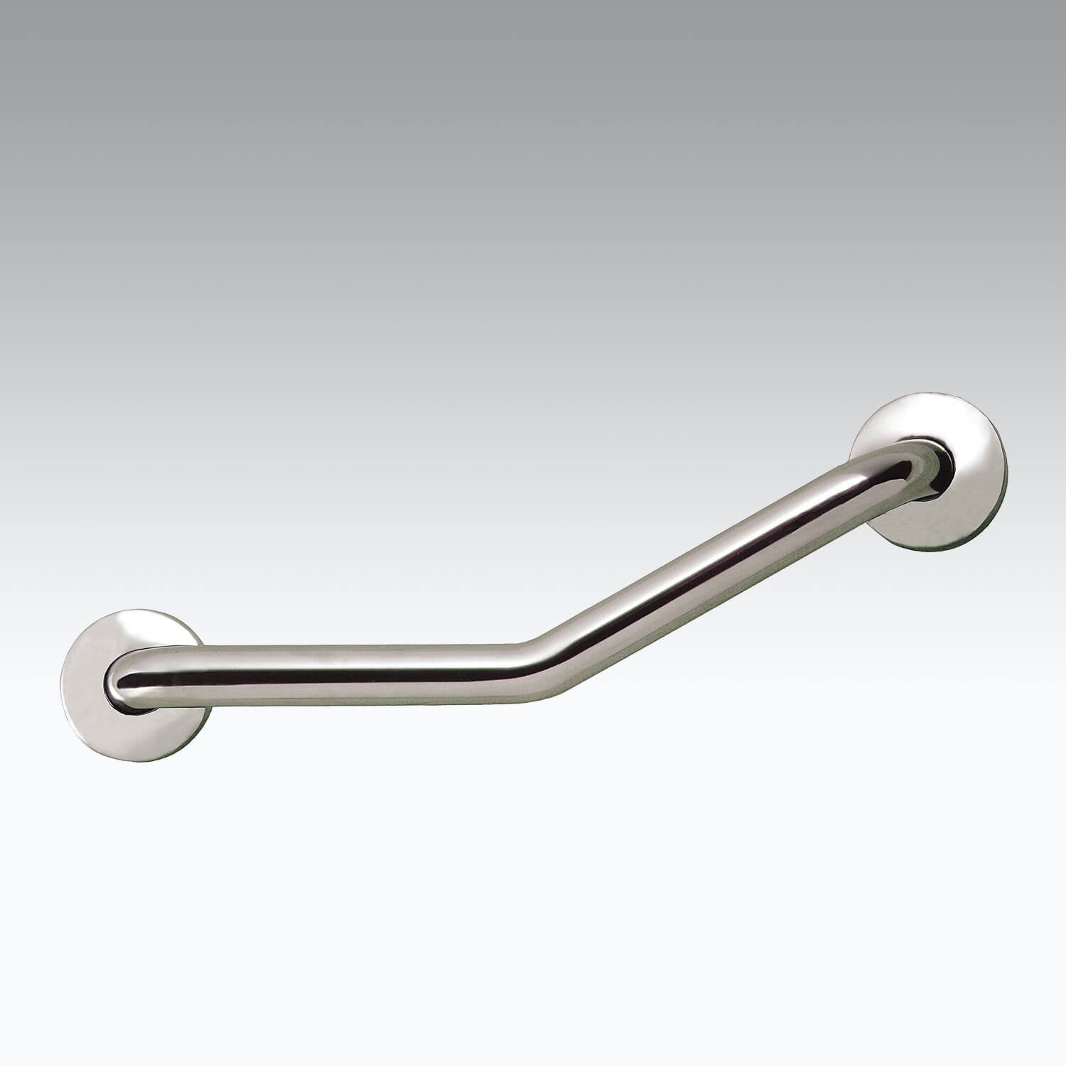 Koh-i-noor Maniglione sicurezza 49 cm con piega angolo cromo