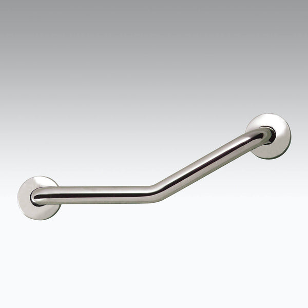 Koh-i-noor Maniglione sicurezza 49 cm con piega angolo cromo