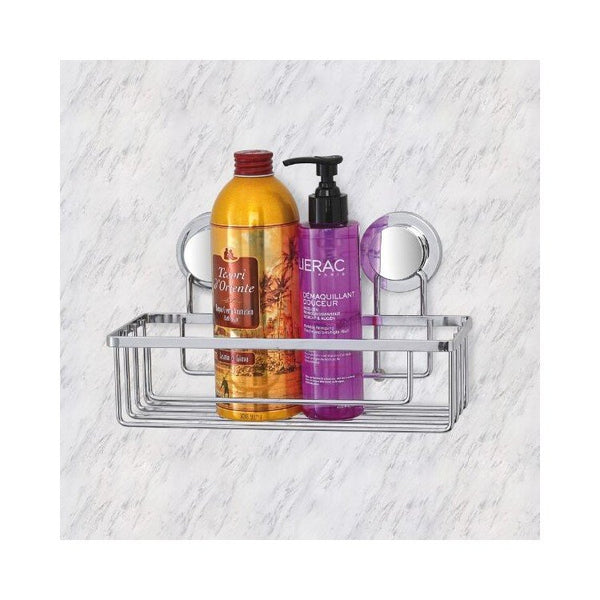 Griglia portasapone doccia vasca in acciaio cromato Premium