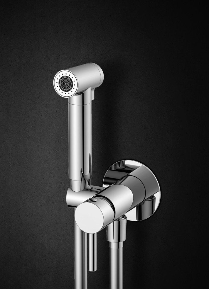 Doccetta bidet Smart con miscelatore ad incasso cromo