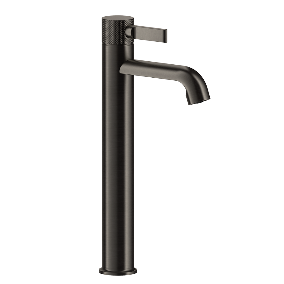 Gessi Inciso Miscelatore alto per lavabo a ciotola senza scarico matte black xl 58004