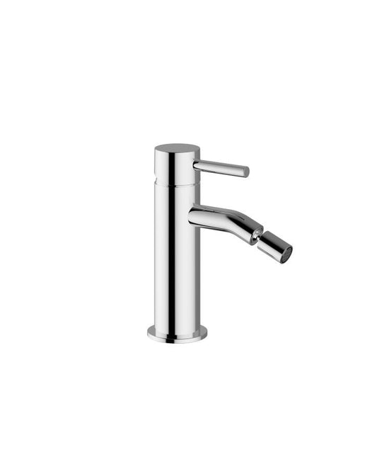 Jabil 35 Miscelatore bidet con scarico click clack cromo Cromo Lucido, dettaglio ravvicinato della finitura e del marchio...