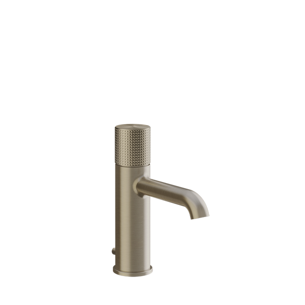 Gessi Cesello Miscelatore lavabo con scarico brushed brass 70401