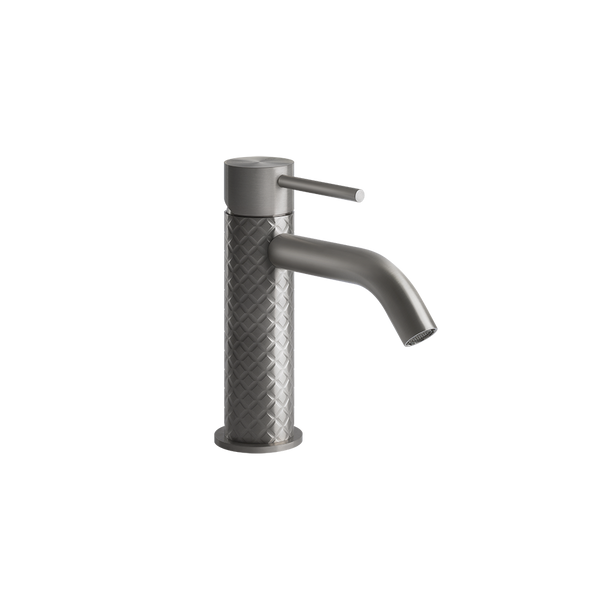 Gessi Intreccio Miscelatore lavabo senza scarico steel brushed 239