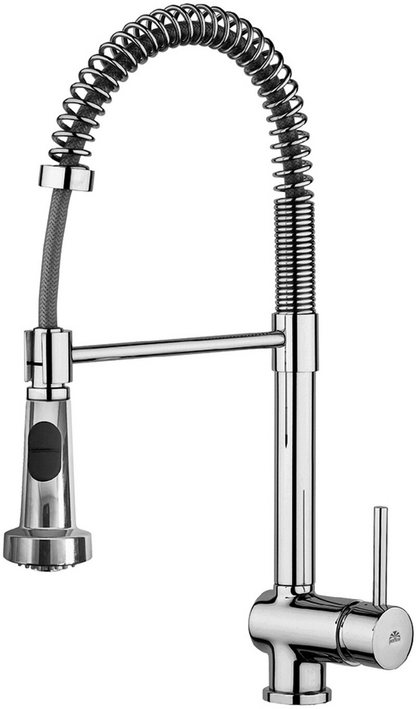 Miscelatore lavello Professionale con doccia flessibile Happy 2 getti cromo STICK SK176 Paffoni