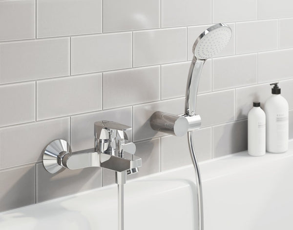 Ideal Standard Cerafine Miscelatore monocomando esterno con supporto doccetta e flessibile 150 cm Cromo BC693AA