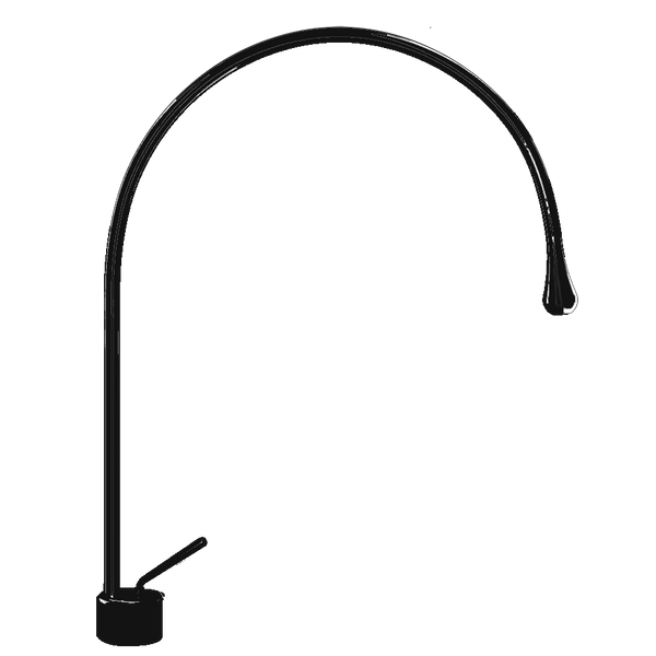 Gessi Goccia Miscelatore Lavabo senza scarico Nero Xl 33603