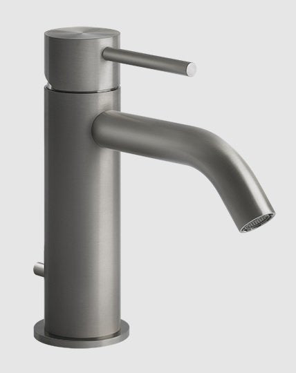Gessi Flessa Miscelatore Monocomando Lavabo con Piletta e flessibili Steel Brushed 54001