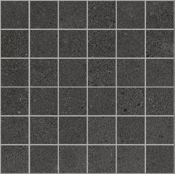 Mosaico 30x30 Effetto Pietra Gres Porcellanato Rettificato Dark Ceramica Sant Agostino Highstone CSAMHSDA30