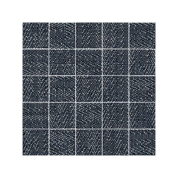 Mosaico 30x30 Effetto Tessuto Gres Porcellanato Rettificato Denim Ceramica Sant Agostino Digitalart CSAMDADE30