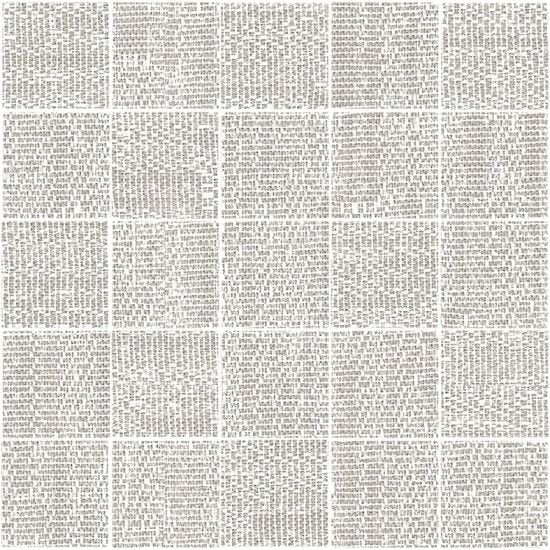 Mosaico 30x30 Effetto Tessuto Gres Porcellanato Rettificato white Ceramica Sant Agostino Digitalart CSAMDAWH30