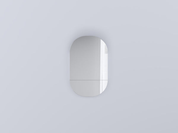 Cielo Arcadia Eos Specchio 67x107 Ovale Con Luce Led Senza Interruttore