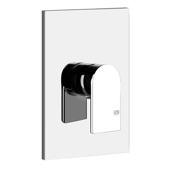 Parte esterna miscelatore doccia a parete 1 via parte incasso non inclusa cromo via manzoni 44632 gessi