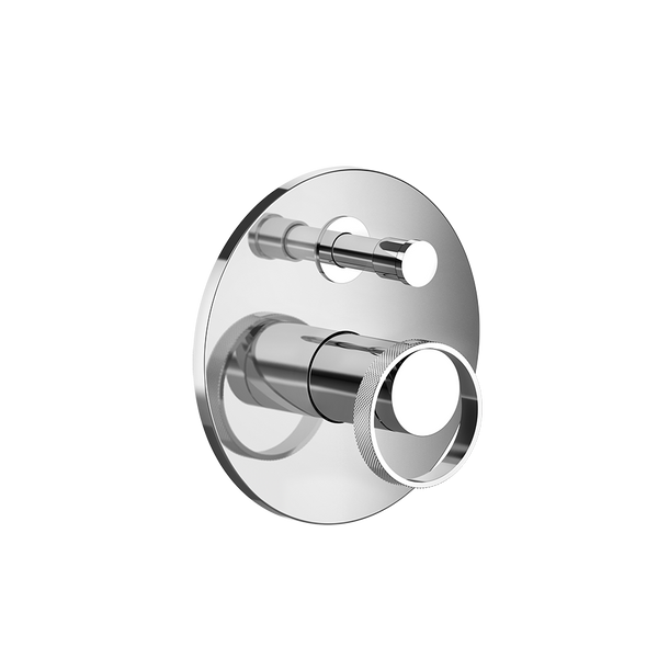 Parte Esterna Miscelatore doccia a Parete 2 Vie Con Deviatore Automatico parte incasso non inclusa Cromo Anello 63377 Gessi