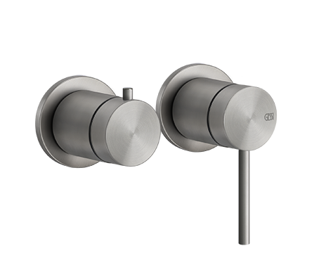 Parte esterna miscelatore doccia a parete 2 vie parte icnasso non inclusa Finox 239 Shower316 Gessi