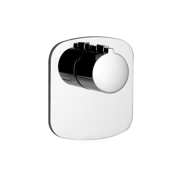 Parte esterna miscelatore termostatico alta portata a parete parte incasso non inclusa cromo 43256 gessi