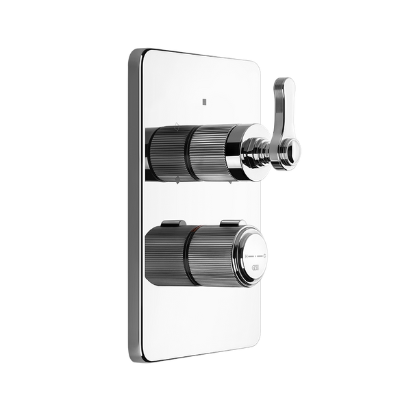 Parte esterna miscelatore termostatico doccia a parete 1 via cromo 65133 gessi