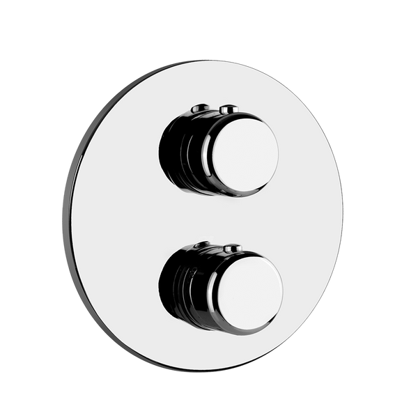 Parte esterna miscelatore termostatico doccia a parete 1 via cromo Goccia 33842 Gessi