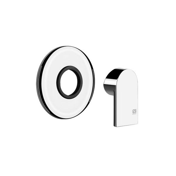 Parte esterna miscelatore tondo a parete 1 via cromo via manzoni 38654 Gessi