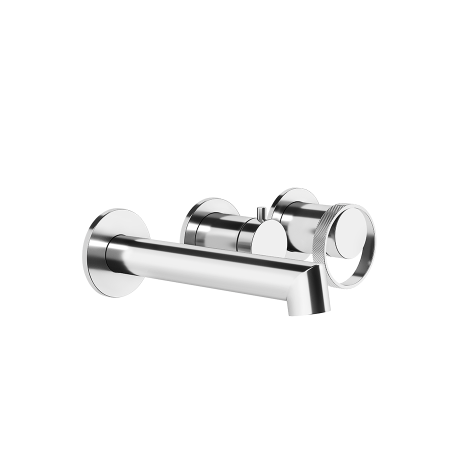 Parte esterna miscelatore vasca 2 vie con deviatore parte incasso non inclusa cromo Anello 63342 Gessi