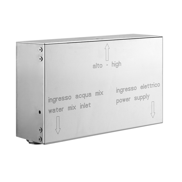 Gessi Parte incasso bocca doccia a cascata mirror steel 39892