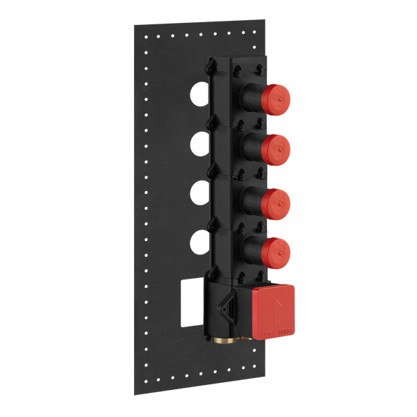 Gessi 43107 Parte Incasso Miscelatore Termostatico Alta Portata 4 Uscite