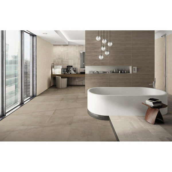 Pavimento 60x60 in gres porcellanato taupe Start 0081134 Naxos