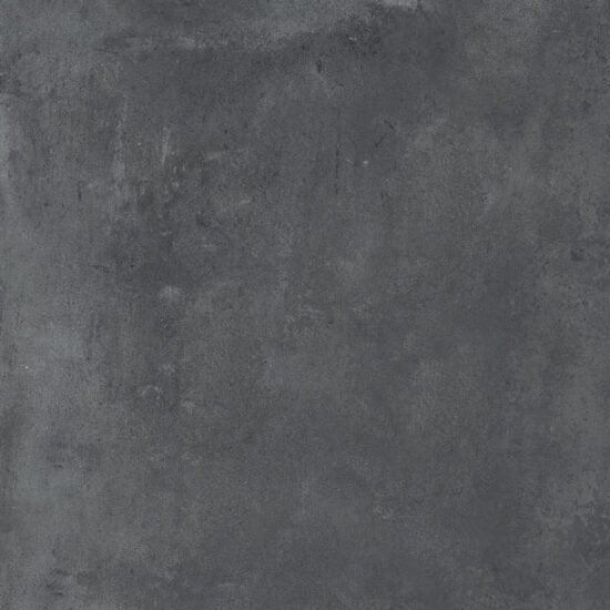 Pavimento rivestimento 100x100 in gres porcellanato 8,5mm strutturato antiabrasione R11C dark grey Ragno Clayton
