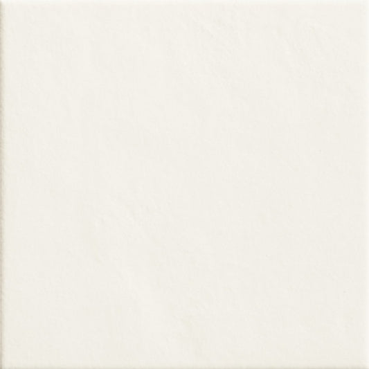 Pavimento rivestimento 205x205 mm in gres porcellanato smaltato white Margherita NDM01 Mutina