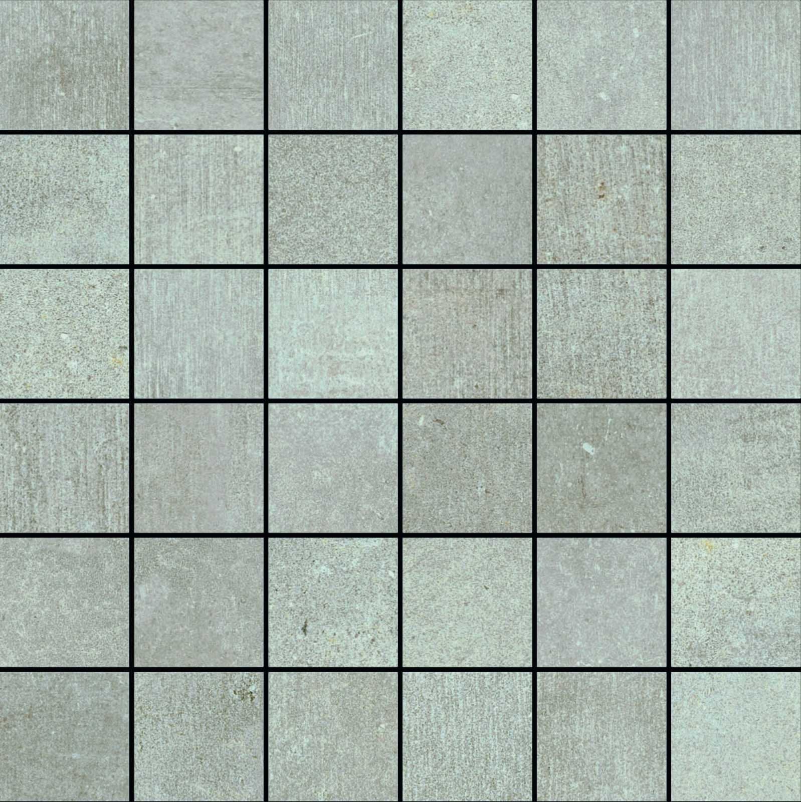 Pavimento rivestimento 30x30 Mosaico acciaio in gres fine porcellanato 9,5 mm Ragno Boom 00R13V04