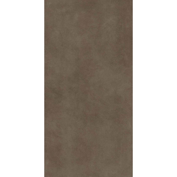 Pavimento rivestimento 30x60 effetto cemento in gres porcellanato 9 mm moka naturale Industrial 738795 Florim