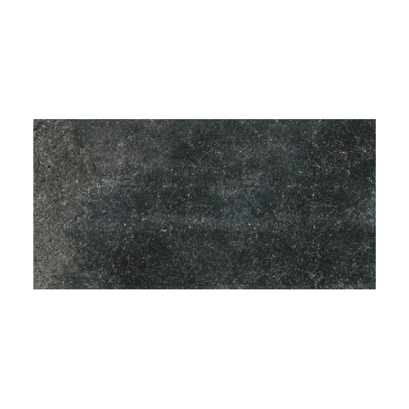 Pavimento rivestimento 40x80 effetto pietra 9 mm strutturato rettificato london black Airtech Florim