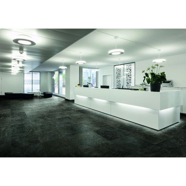 Pavimento rivestimento 40x80 in gres porcellanato 9 mm london black naturale Airtech 760260 Florim
