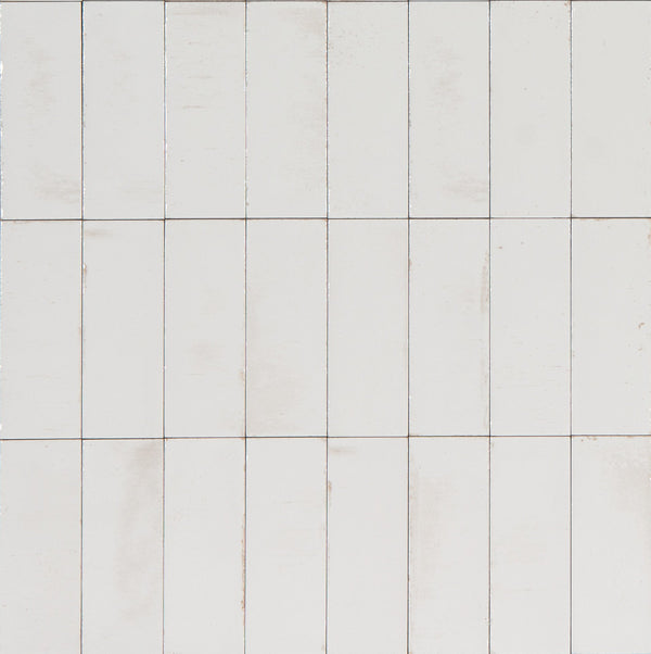 Pavimento Rivestimento 5x15 In Gres Porcellanato Bianco Glossy Ceramiche Ragno Gleeze 00R8HM00