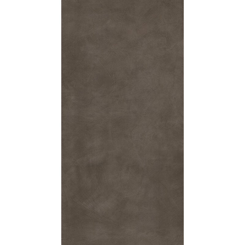 Pavimento rivestimento 60X120 effetto cemento in gres porcellanato 6 mm moka naturale Industrial 744414 Florim