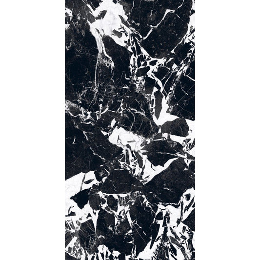 Pavimento rivestimento 60x120 effetto marmo 9 mm in gres porcellanato rettificato fragment naturale B&W 766399 Florim