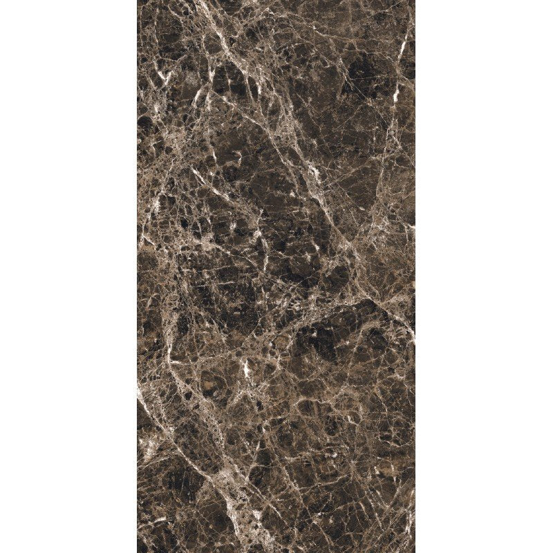 Pavimento rivestimento 60x120 effetto marmo rettificato 6 mm marron imperial glossy Les Bijoux 765784 Rex Ceramiche