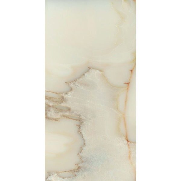 Pavimento rivestimento 60x120 effetto marmo rettificato 6 mm onyx blanc glossy Les Bijoux 765780 Rex Ceramiche