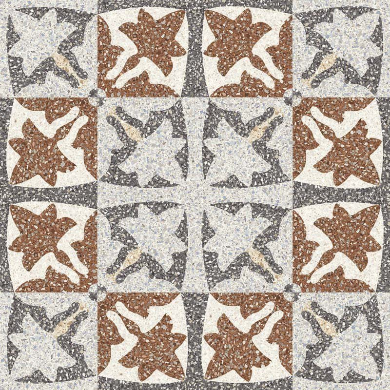 Pavimento rivestimento 60x60 decoro Rettificato In Gres Porcellanato Patchwork Lucido Ceramica Sant Agostino Newdeco CSANEPWL60
