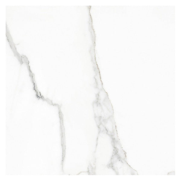 Pavimento rivestimento 60x60 effetto marmo rettificato 7 mm in gres fine porcellanato white beauty naturale Rhapsody 0120359 Naxos