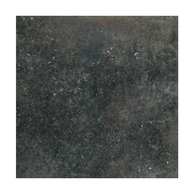 Pavimento rivestimento 80x80 in gres porcellanato 9 mm london black naturale Airtech 760272 Florim