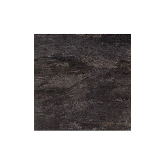 Pavimento rivestimento 80x80 in gres porcellanato 9 mm rettificato noir grip Ardoise 738655 Rex Ceramiche