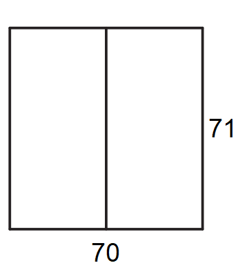 Armadietto bagno 70x71 tortora opaco con ripiani in vetro