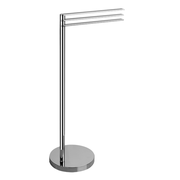 Piantana con 3 portasciugamani da pavimento cromo Emporio 38939 Gessi